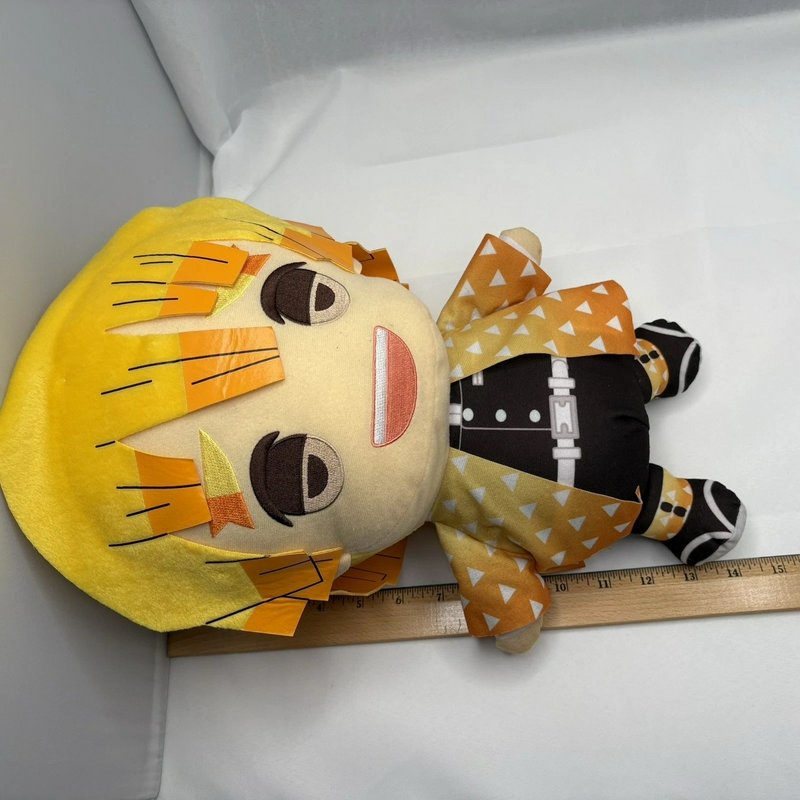 Bandai Spirits Demon Slayer Zenitsu Agatsuma Super Big Plush 2021 Anime